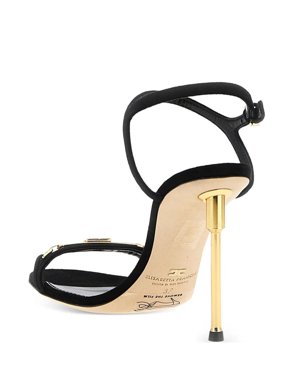 サンダル・ミュール ELISABETTA FRANCHI Sculpture heel sandals (SA89L56E2 110) Elisabetta Franchi Sandal heels for Women | Online Sale up