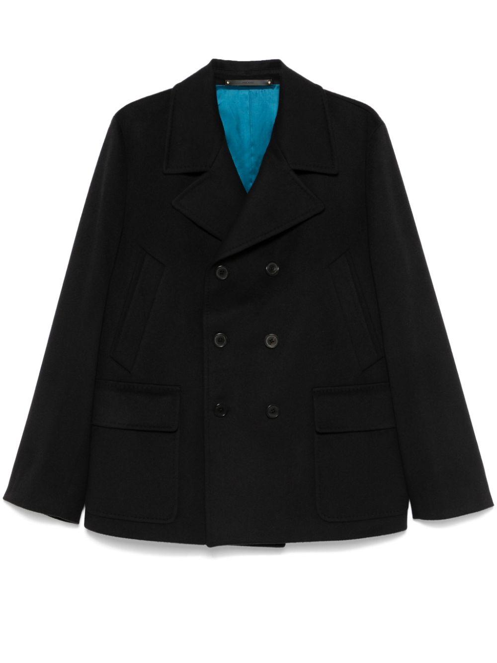 BALENCIAGA ブラック ピーコート BALENCIAGA ブラック ピーコート