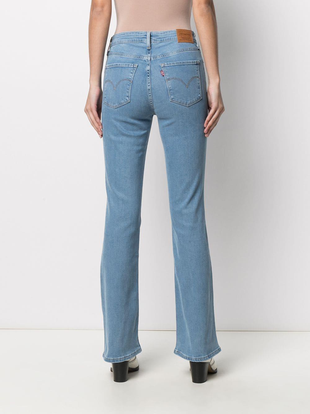 Levi's Mid-rise Flared Jeans in Blue