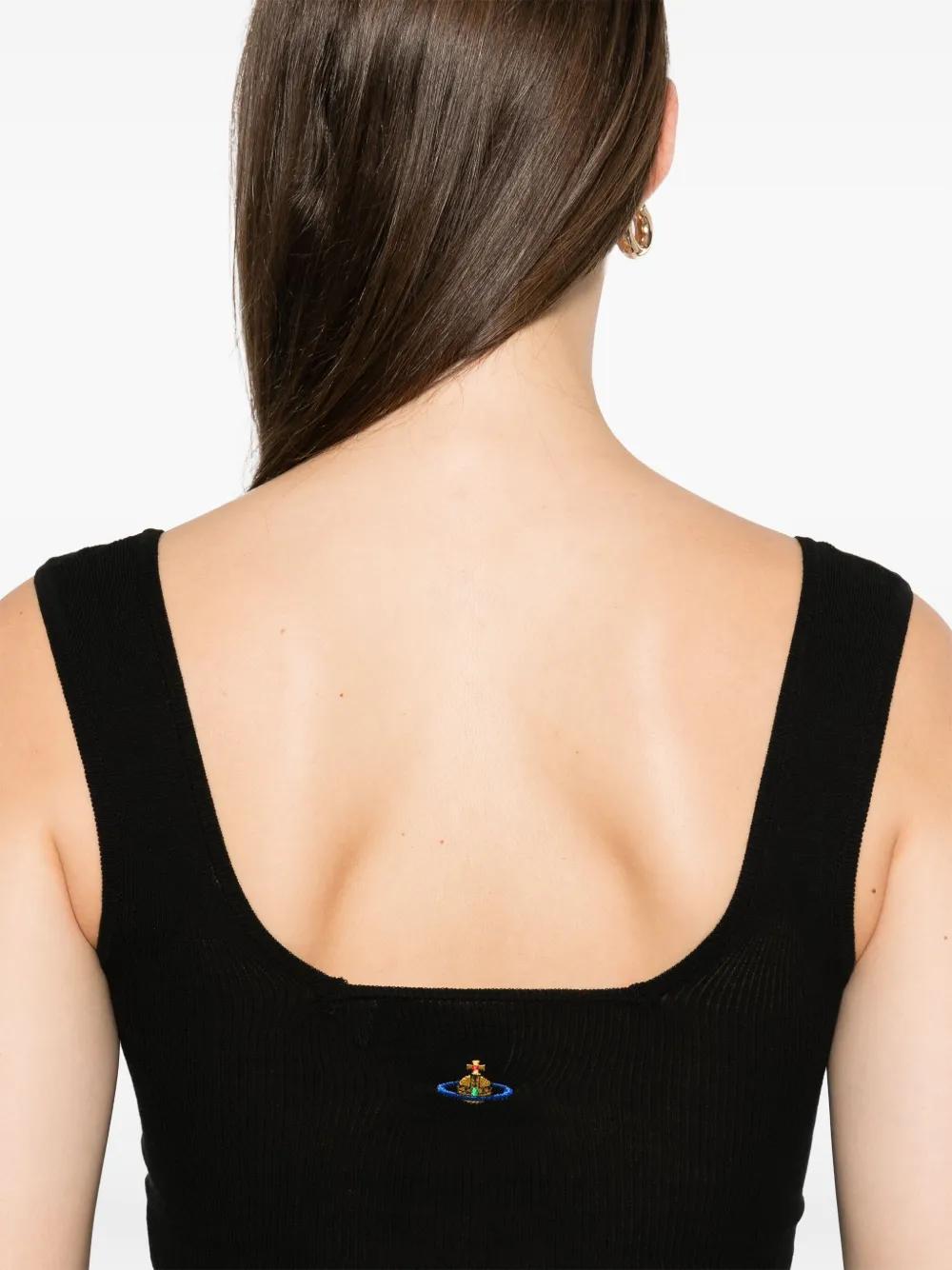 Vivienne Westwood　黒　ノースリーブトップス レディース Vivienne Westwood ノースリーブ、タンクトップ