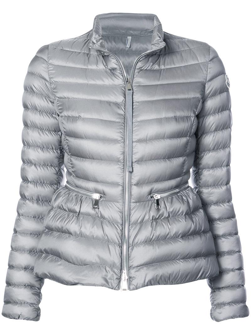 Moncler Agate Padded Jacket in Metallic - Lyst