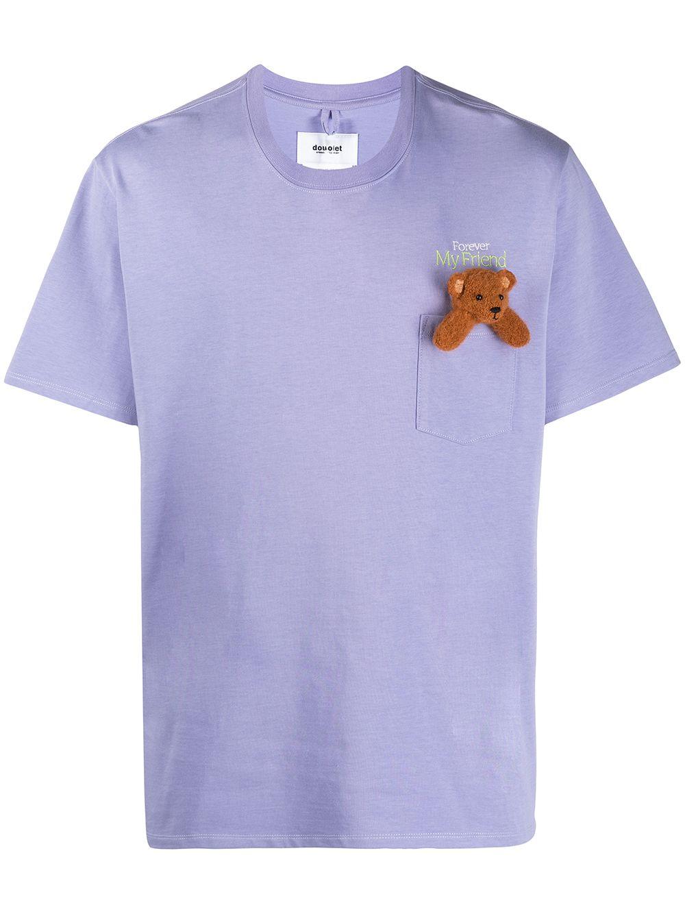Doublet Bear-pocket Cotton T-shirt in 