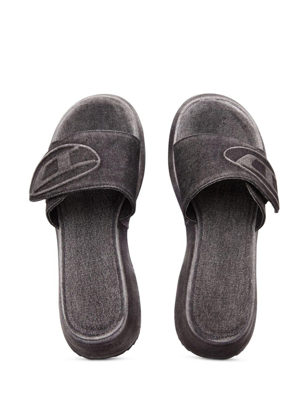 Nike black denim clearance sandals