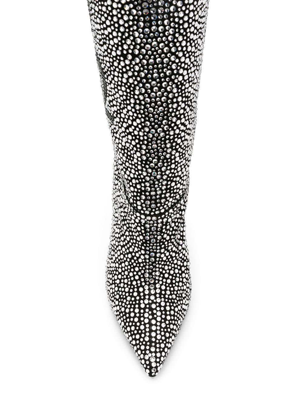 philipp plein crystal boots