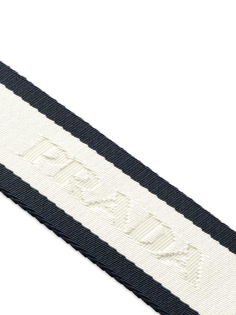 Prada Adjustable Striped Shoulder Strap in Blue | Lyst