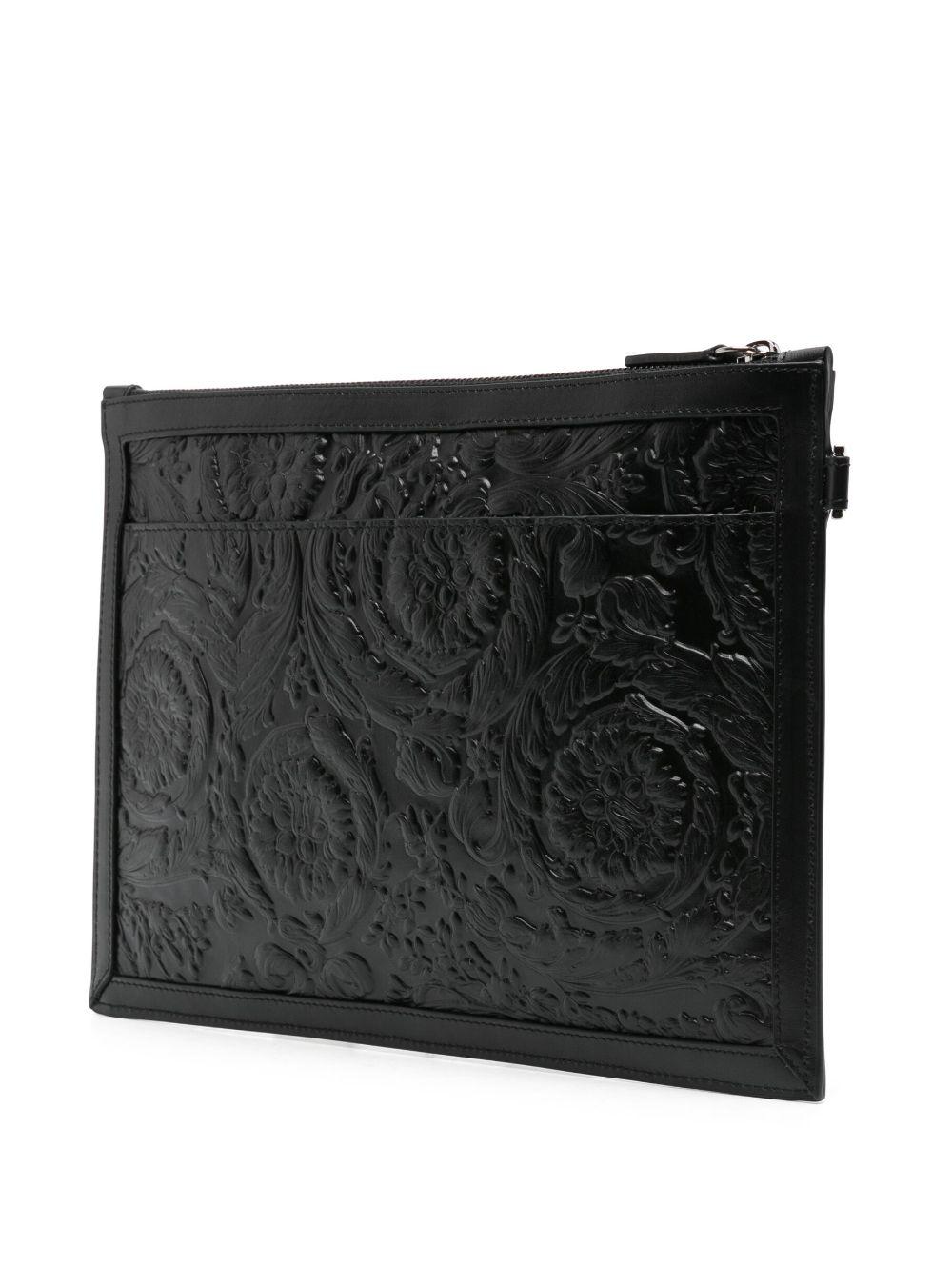 Versace Medusa Biggie Barocco Clutch Bag in Black for Men | Lyst