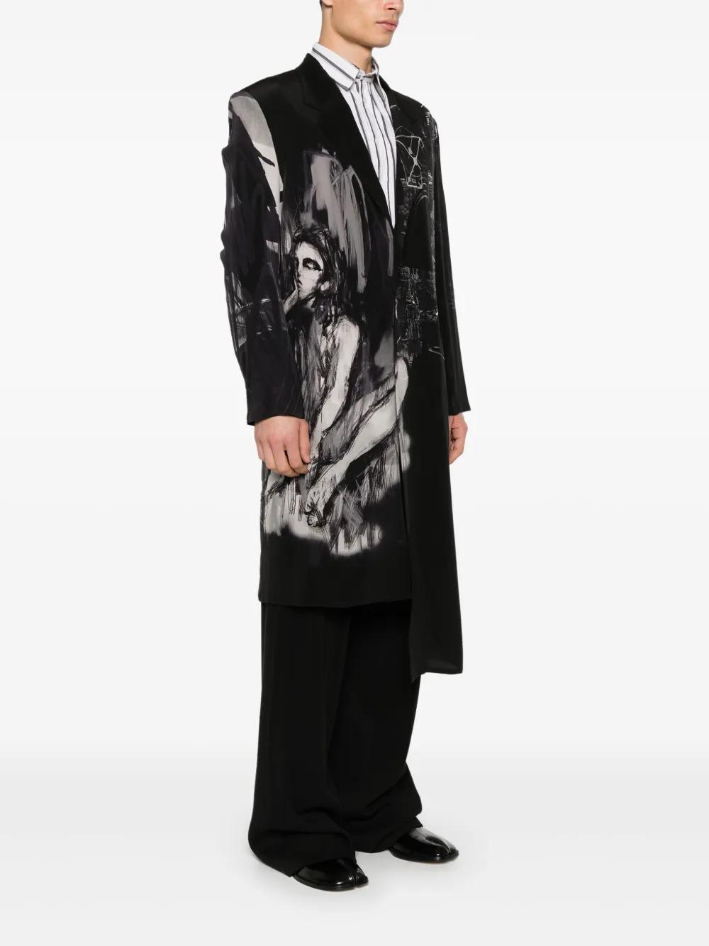 yohji-yamamoto-black-Printed- yohji-yamamoto-black-Printed-
