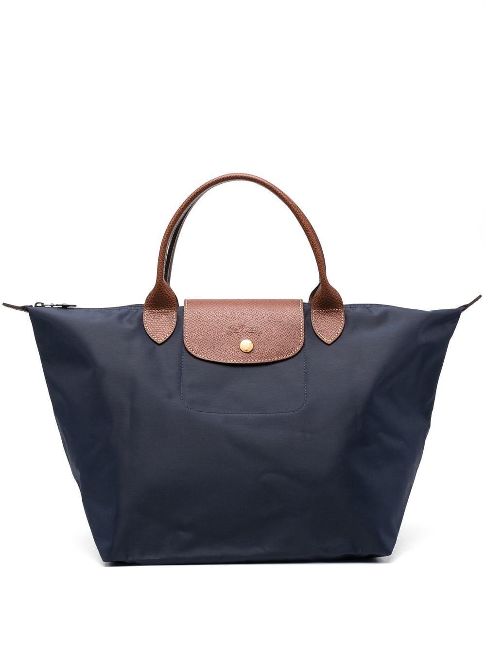 Longchamp navy Medium Le Pliage Original Shoulder Bag