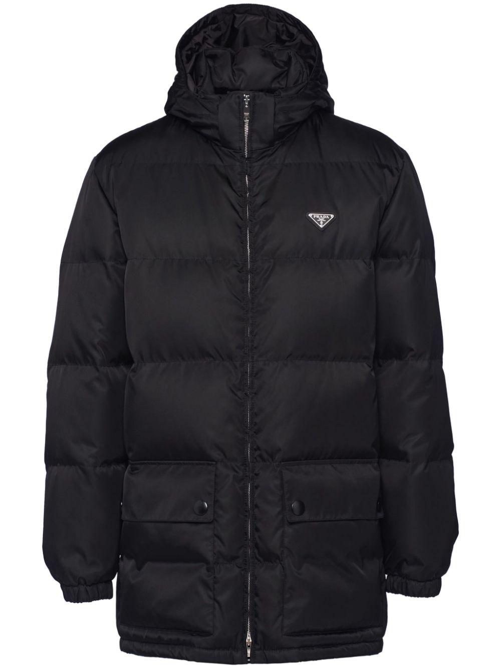 Prada メンズ ブルー Re-nylon ダウンジャケット ジャケット