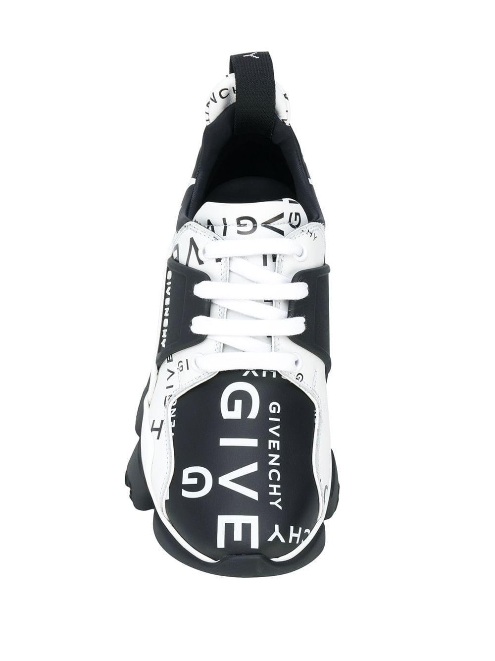 Givenchy Logo Debossed Town Sneakers in Natural | Lyst