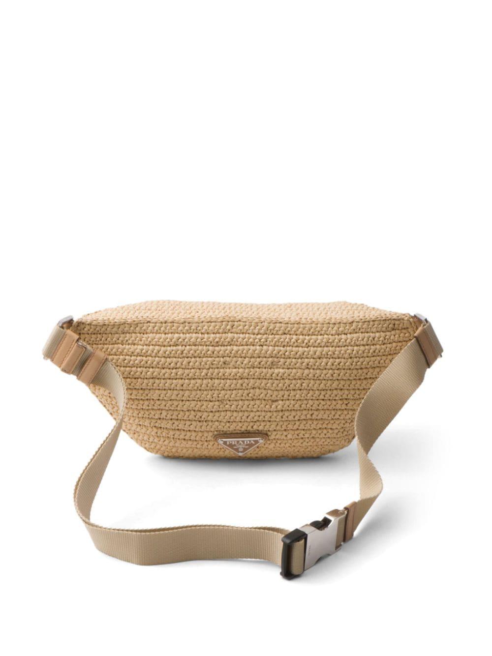 ◆PRADA◆Crochet belt bag Black Crochet Belt Bag | PRADA