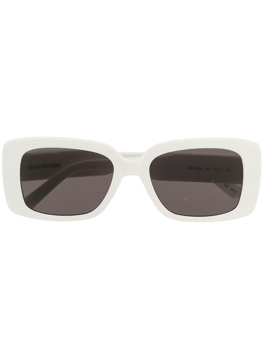 Balenciaga Paris Squareframe Sunglasses in White Lyst