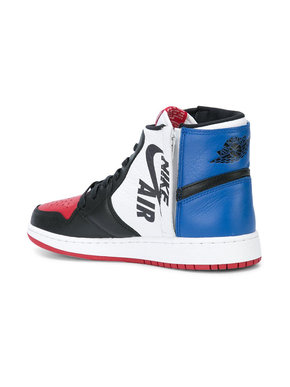 Nike Leather Air Jordan 1 Rebel Xx Sneakers in Black for Men | Lyst