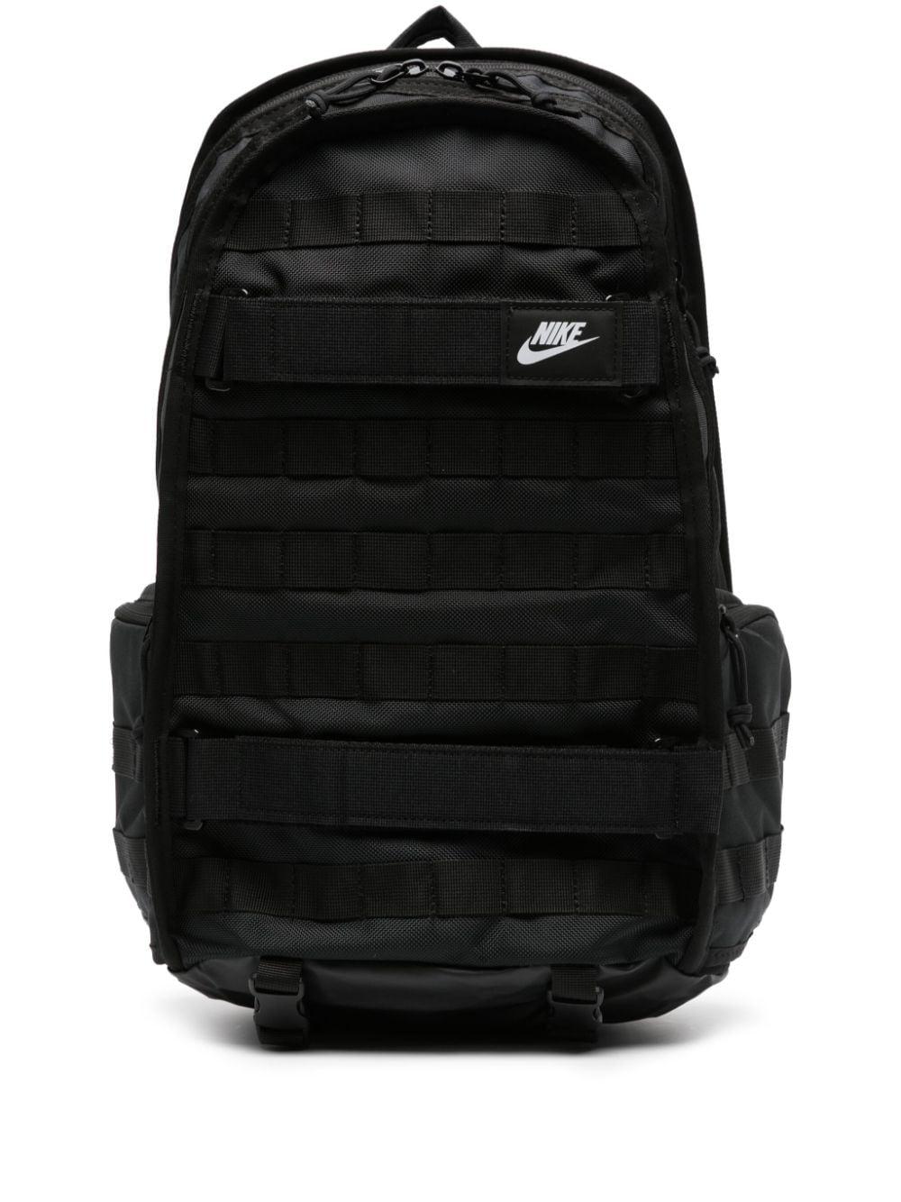 Nike Logo-patch Backpack in Black | Lyst