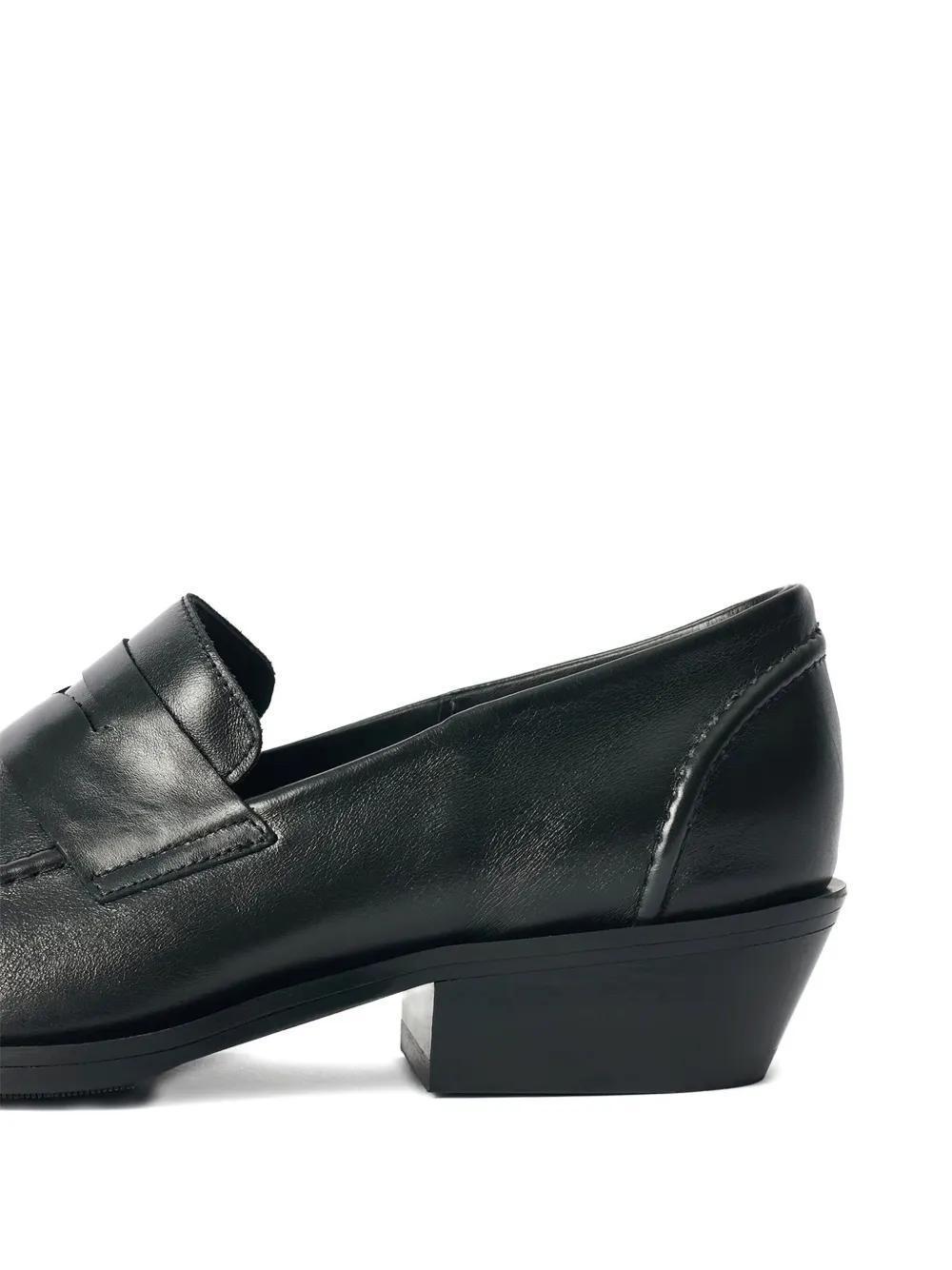 Our Legacy Cypher Pointed-Toe Penny Loafers in Black | Lyst