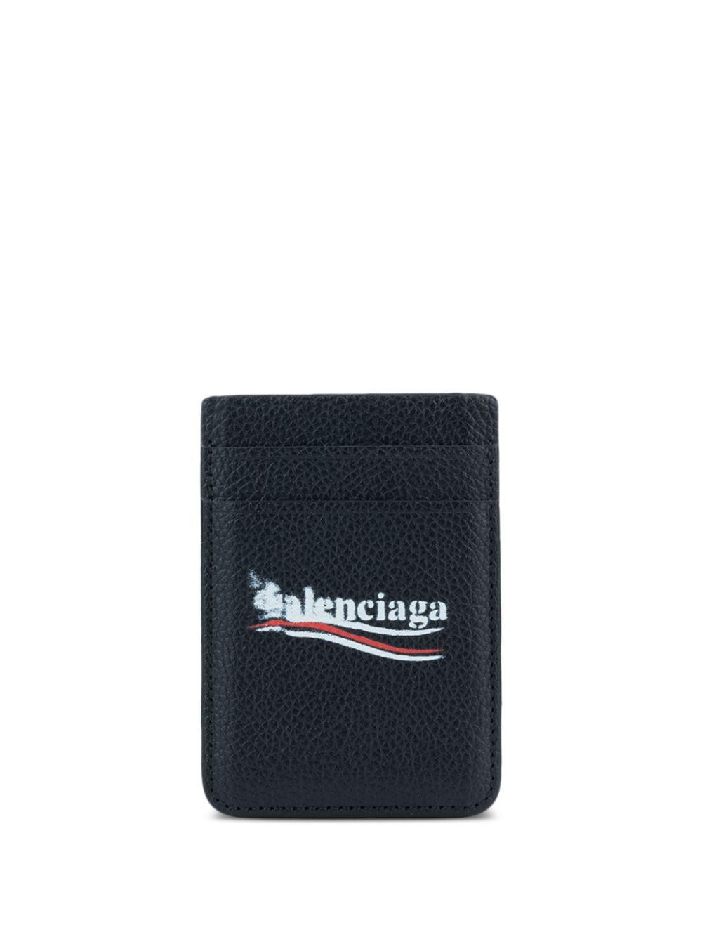 Balenciaga メンズ ブラック カードケース 財布 & カードホルダー
