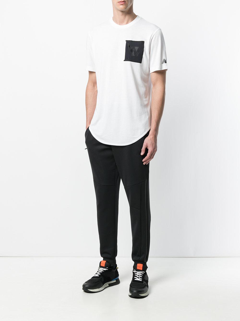 Lyst - New Balance Panelled Track Pants in Black for Men