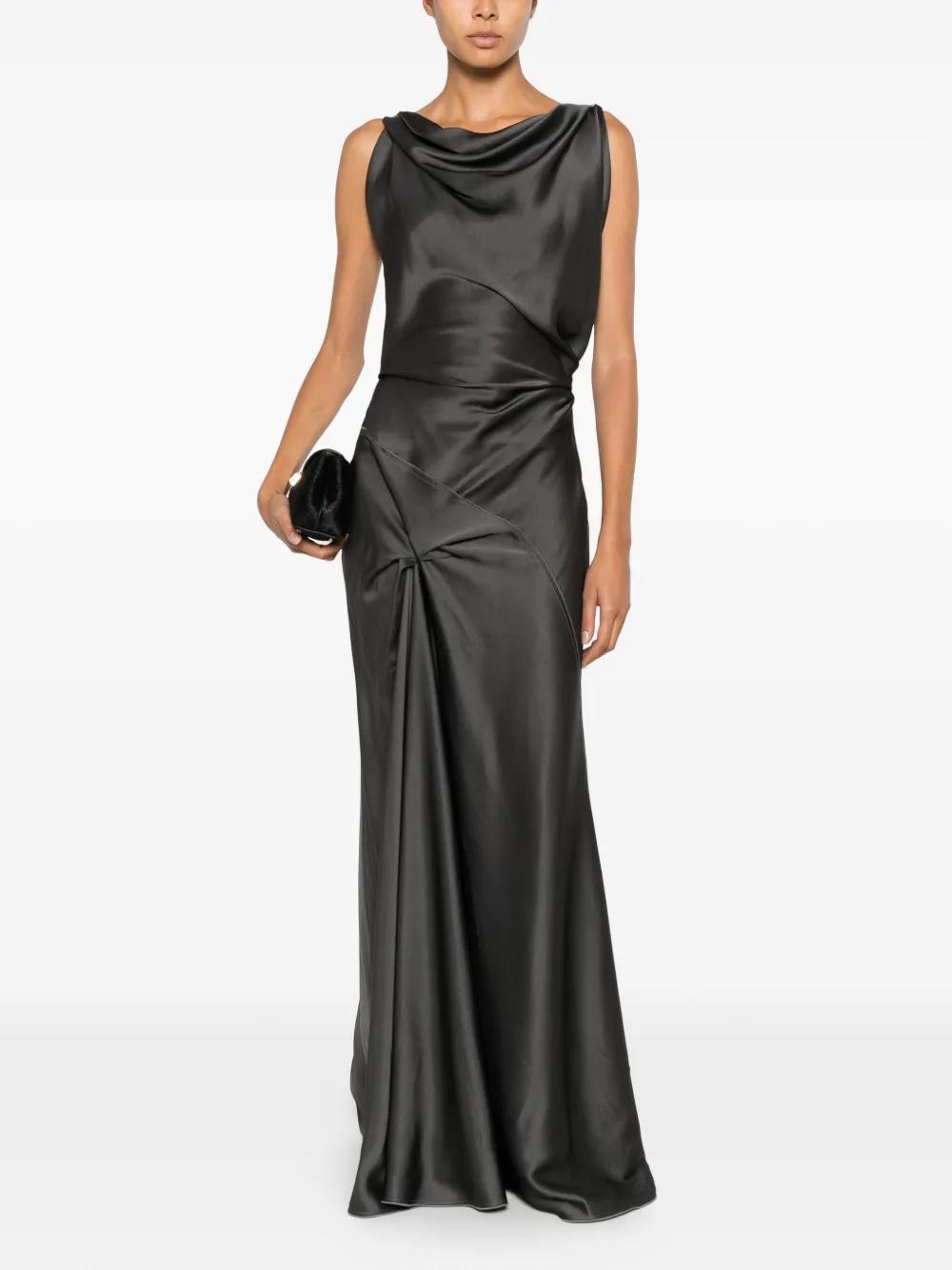 Designer Grey Satin Dresses for Women - Up to 74% off | Lyst Designer Grey Satin Dresses for Women - Up to 74% off | Lyst