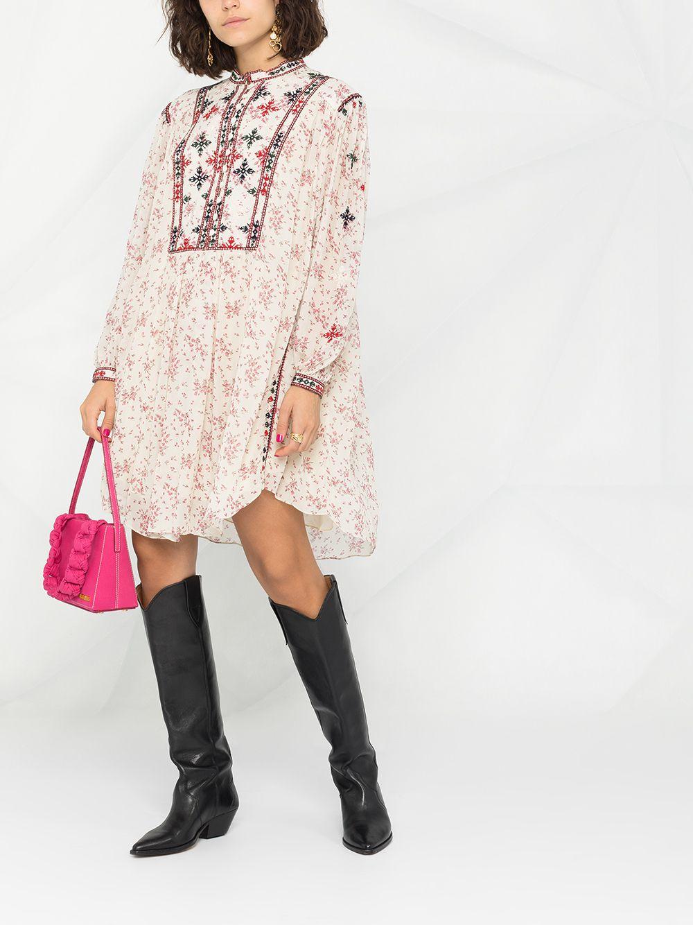 Etoile Isabel Marant Imalou Embroidered Shift Dress Lyst Canada