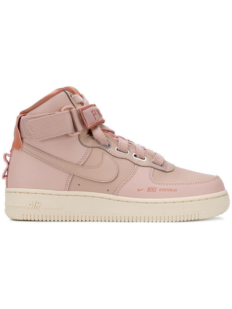 air force 1 high utility pink