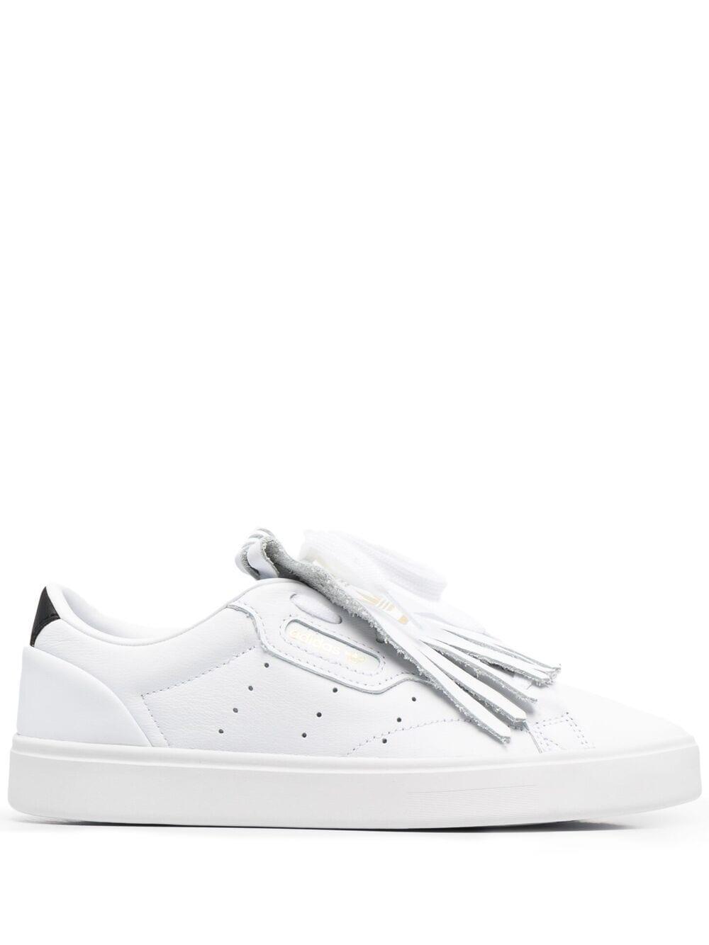 adidas Sleek Tassel-embellished Sneakers in White | Lyst