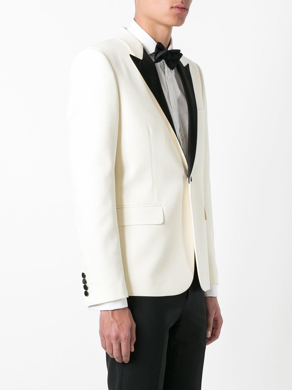 Saint Laurent White Suit Online, 57% OFF | www.propellermadrid.com