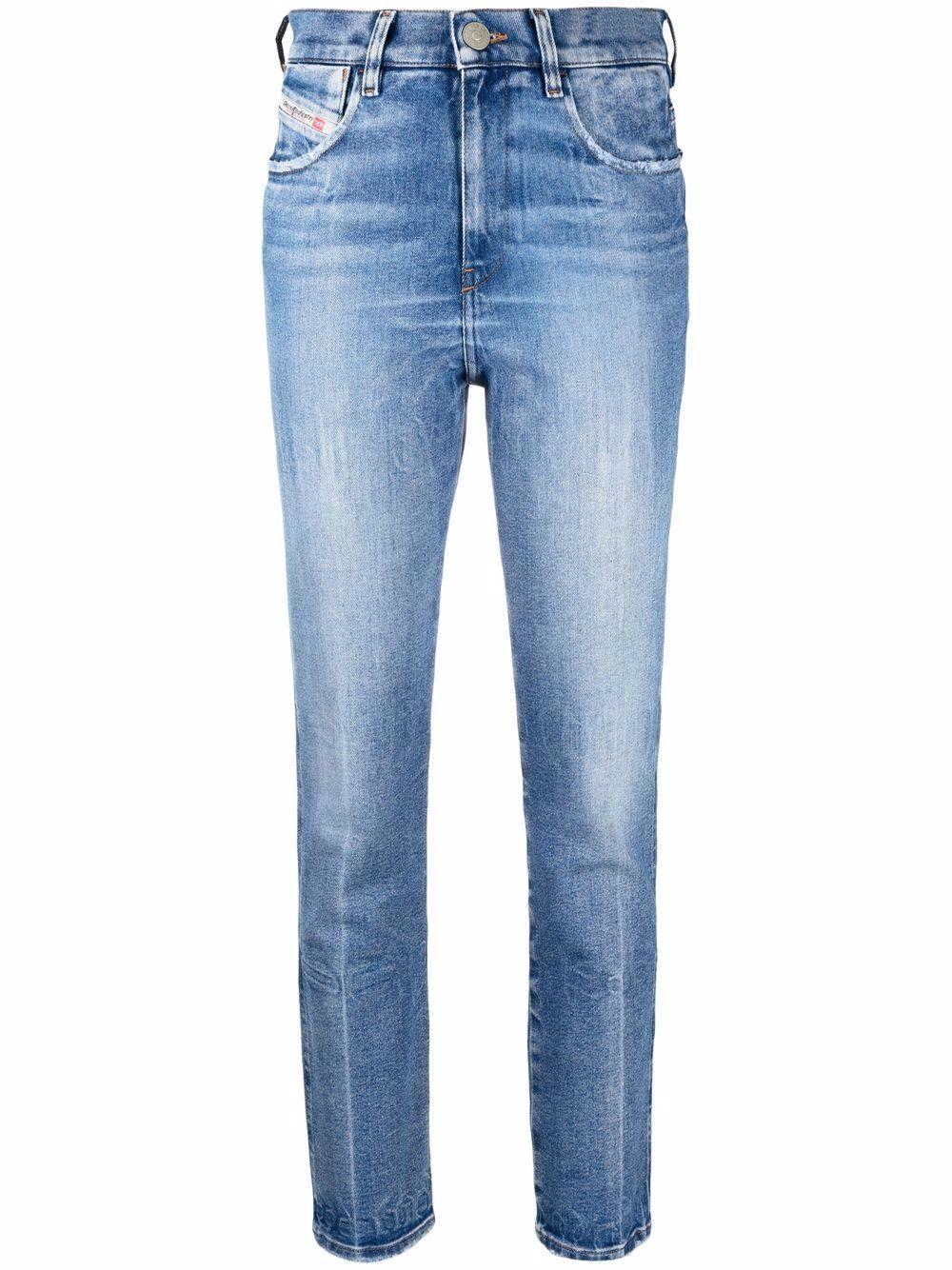 DIESEL D-arcy High-rise Jeans in Blue | Lyst