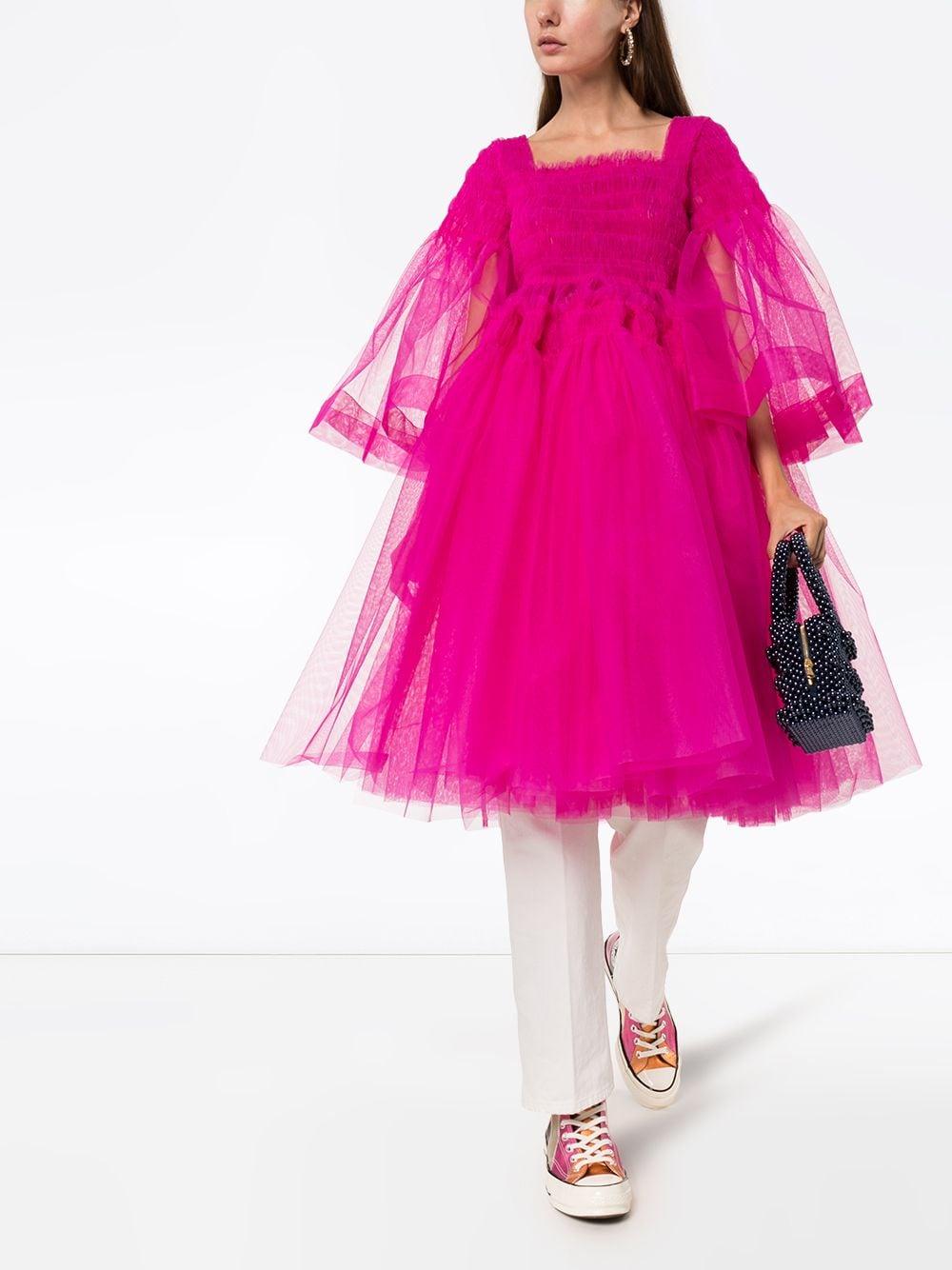 pink tulle molly goddard dress