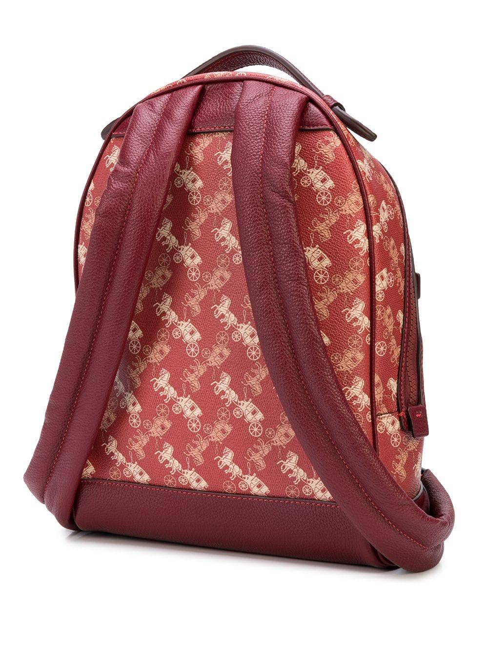 Barrow backpack with horse and carriage print new arrivals