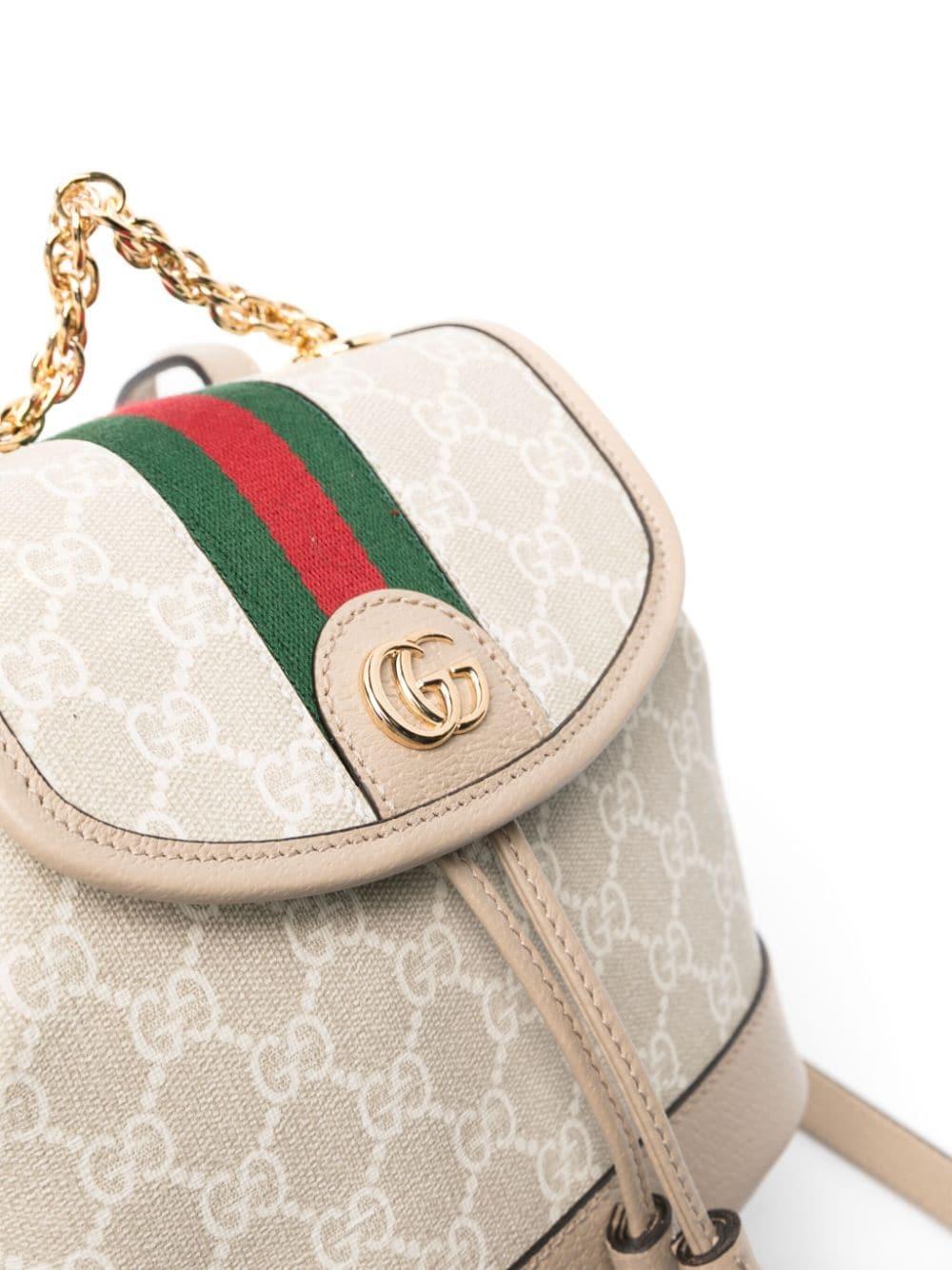 Gucci Mini Ophidia Backpack in White Lyst UK