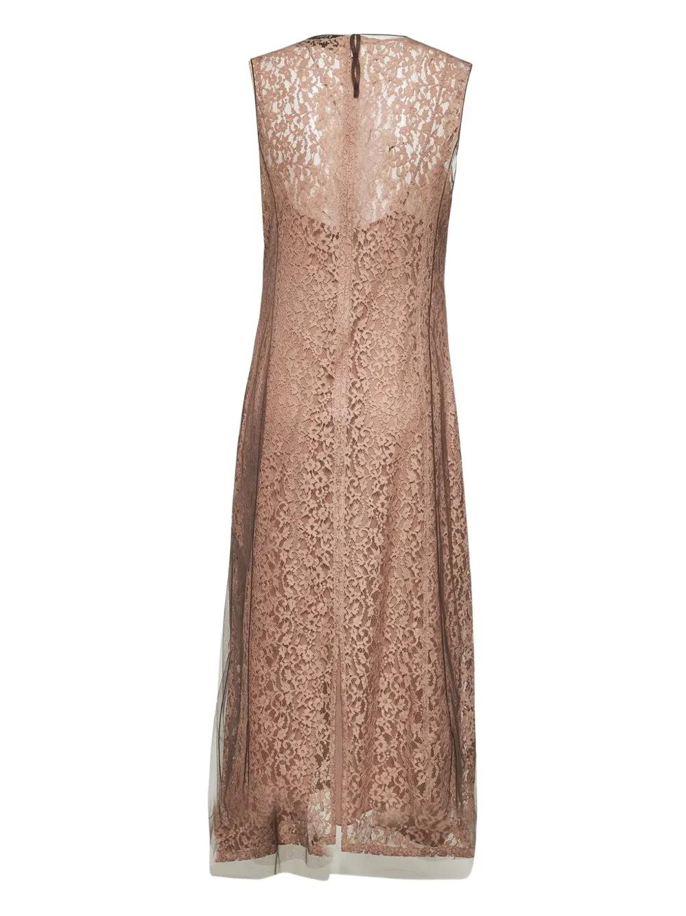 ワンピースその他 FENDI Maxi dresses Fendi Lamé silk-blend maxi dress Fendi