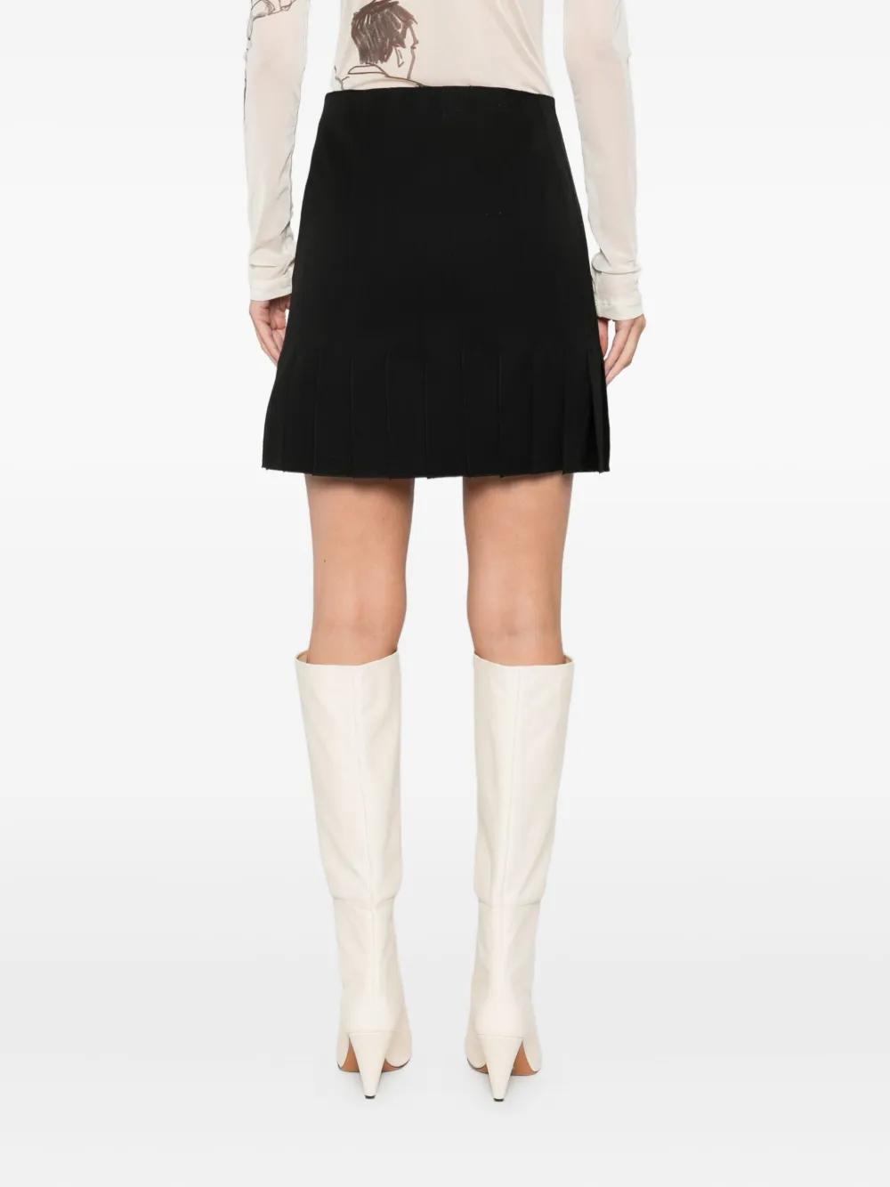 スカート Marni Pleated Virgin Wool Skirt MARNI Pleated wool mini skirt | NET-A-PORTER