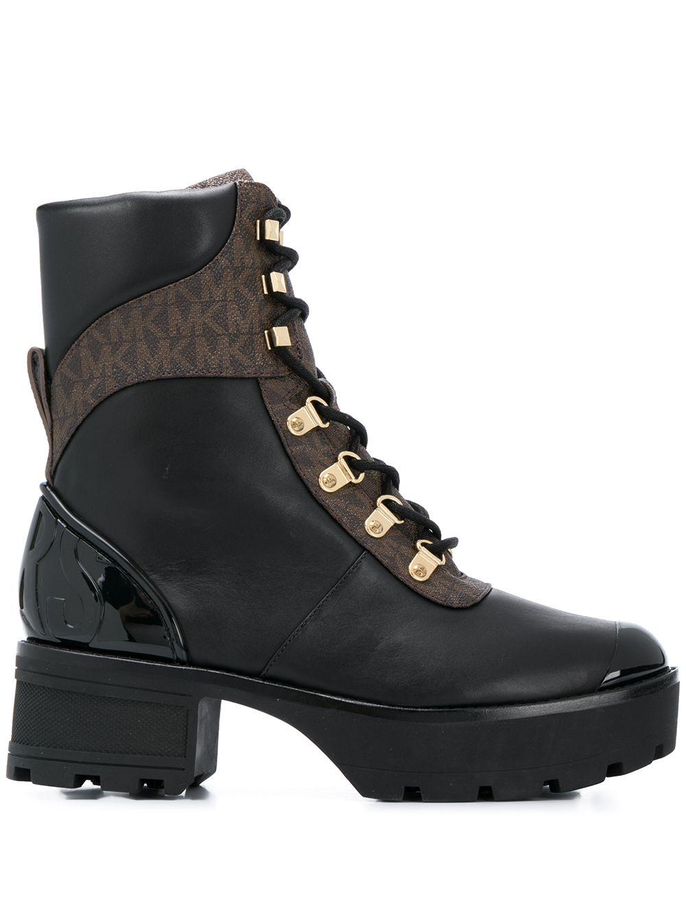 michael kors boots logo