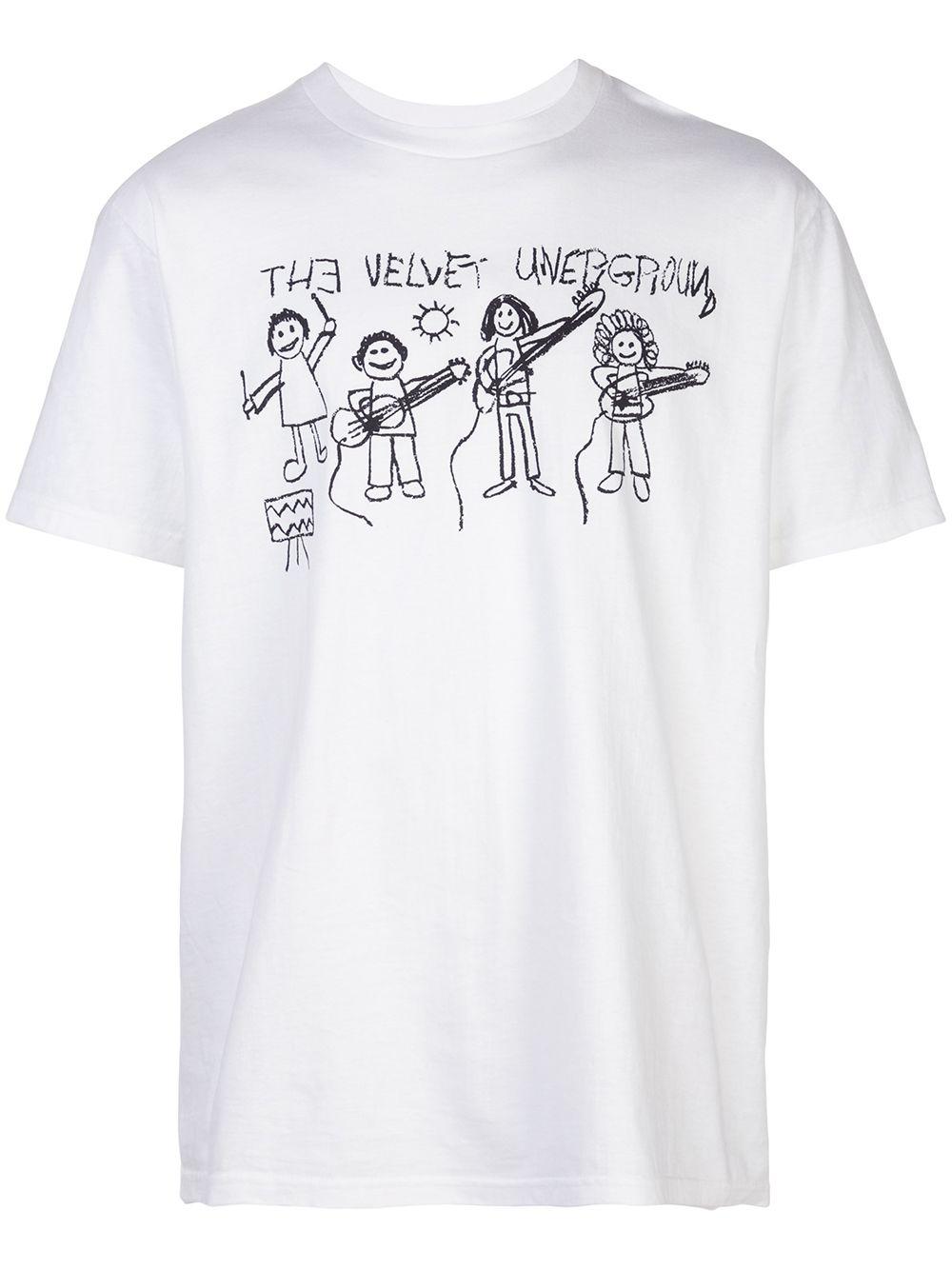 Supreme 'the Velvet Underground' Drawing T-shirt in White for Men 