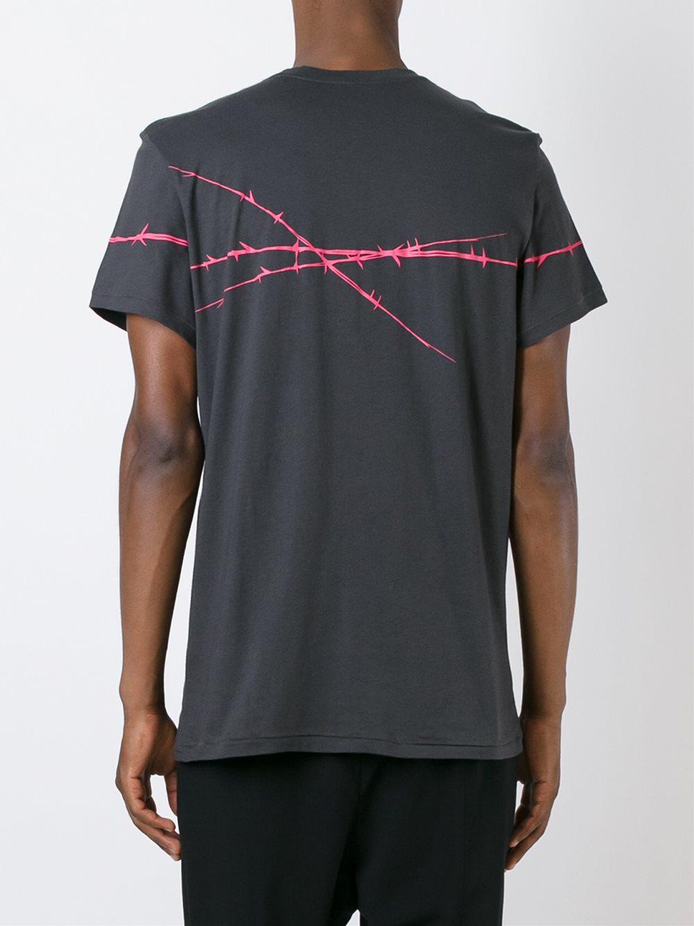 Lyst - Haider Ackermann 'awuna' T-shirt in Gray for Men