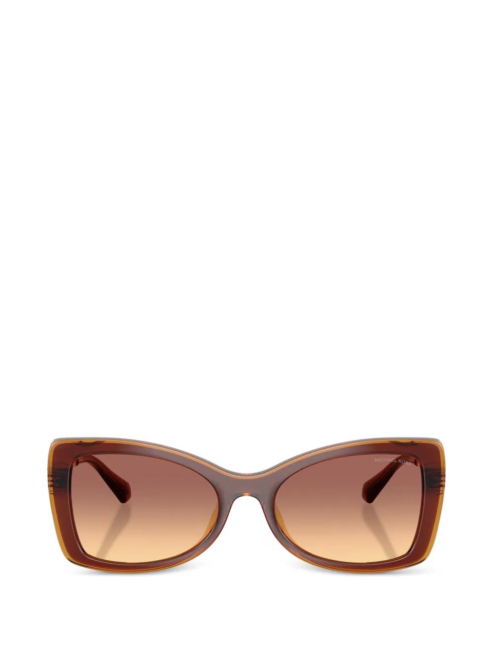 Michael Kors Malaga Geometric-Frame Sunglasses in Pink | Lyst UK display picture 3