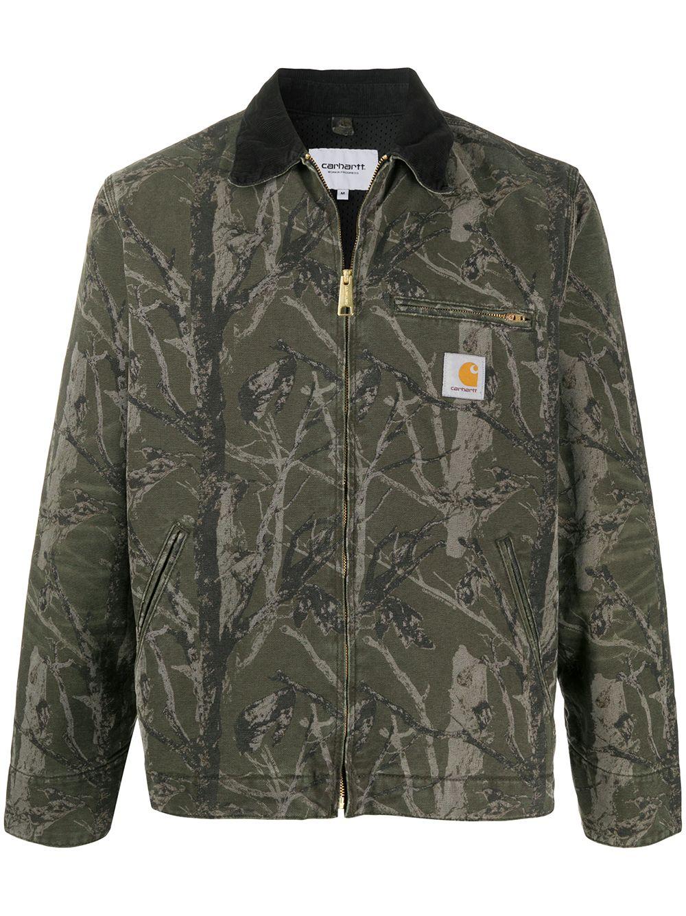 Carhartt WIP Cordorouycollar Camouflageprint Jacket in Green for Men