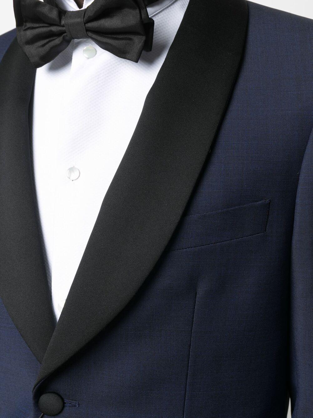 Emporio Armani Slim-fit Smoking Suit in Blue for Men | Lyst Canada