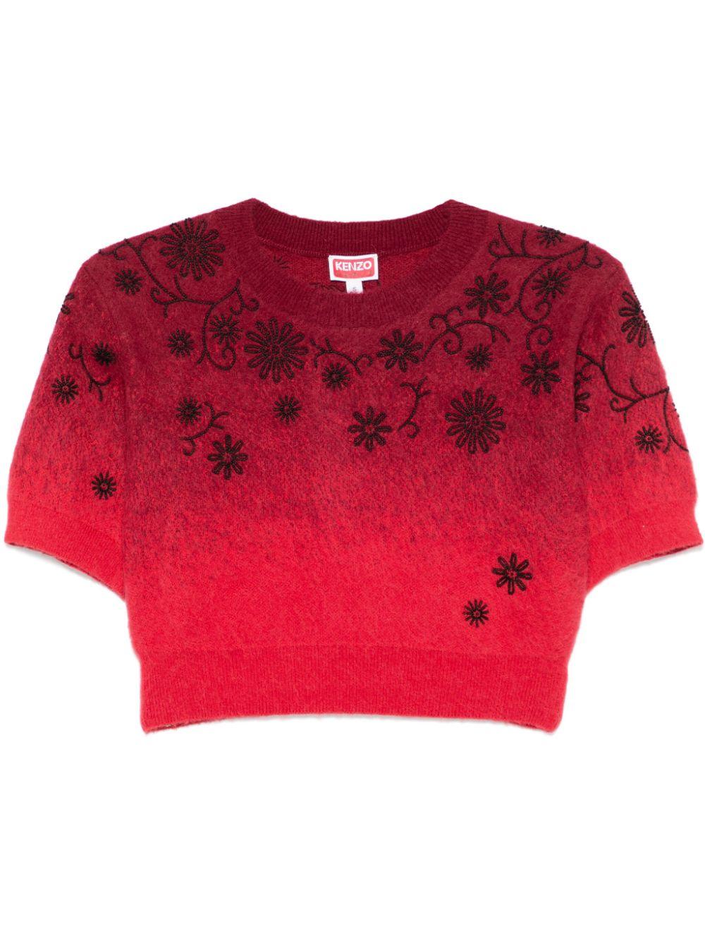 Pull kenzo femme rouge deals