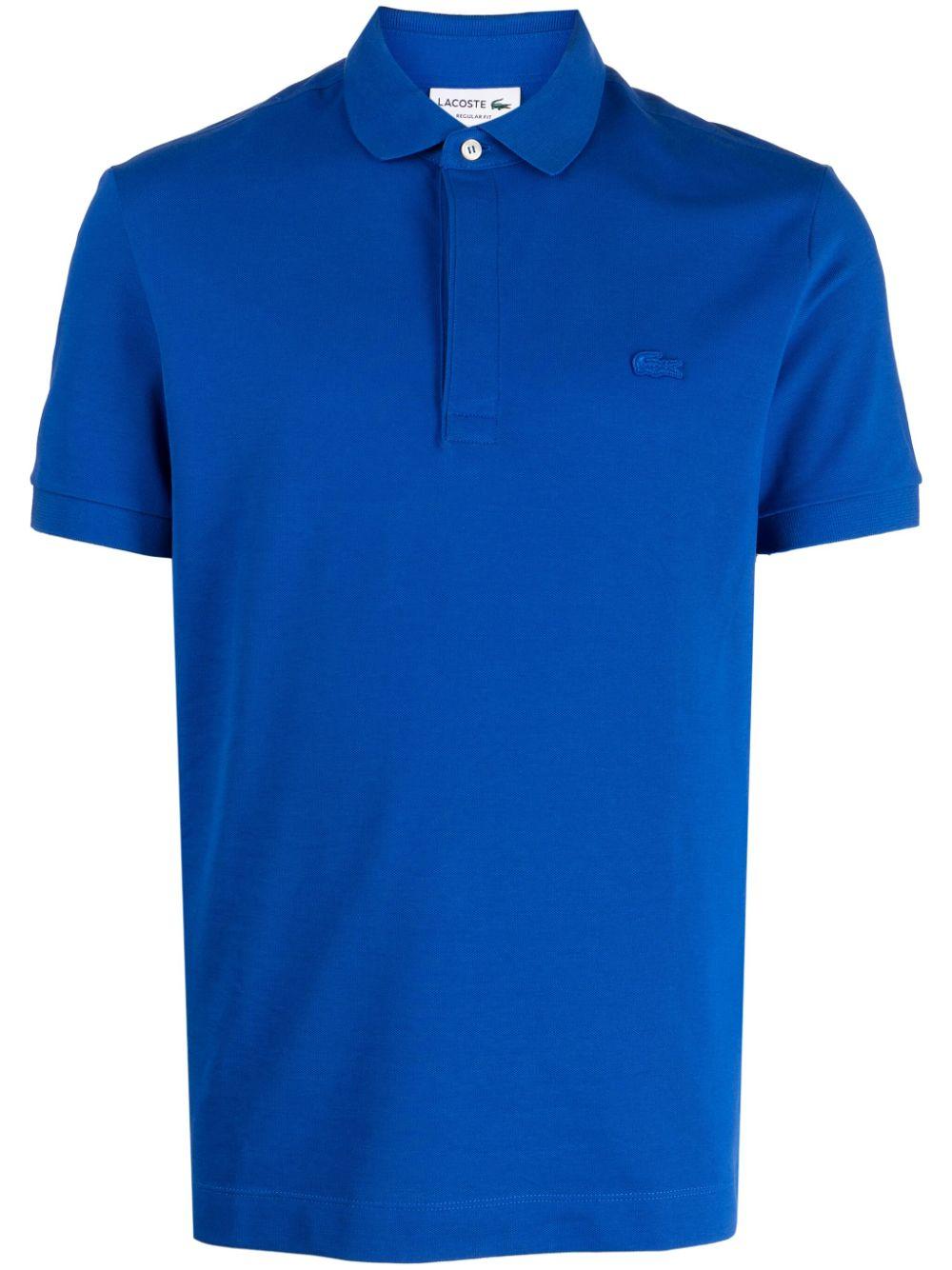 Lacoste Smart Paris Logo patch Polo Shirt in Blue Lyst UK