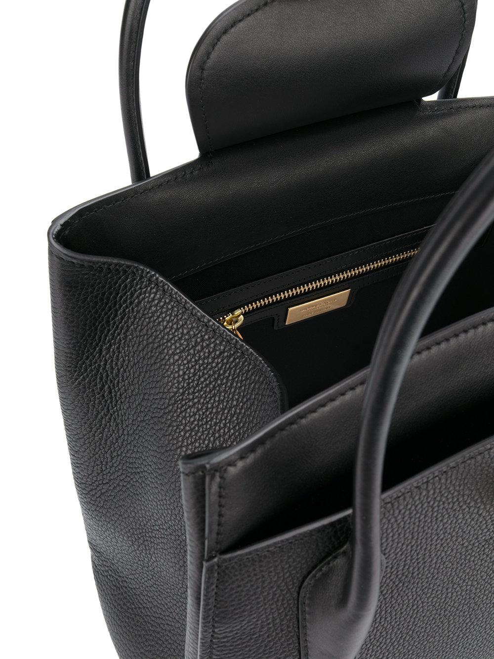 MICHAEL Michael Kors Leather 'bancroft' Shopping Bag in Black - Lyst