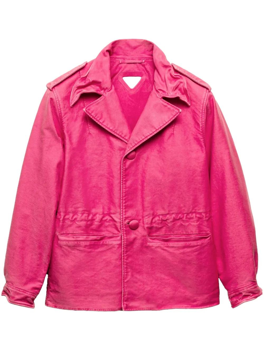 メンズ Prada ブルゾン ジャケット ピンク | Lyst