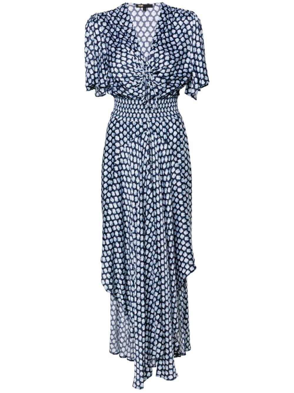 maje white and blue dress Bec + Bridge main image 0