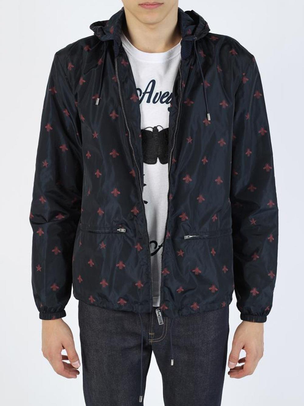 gucci windbreaker logo jacket