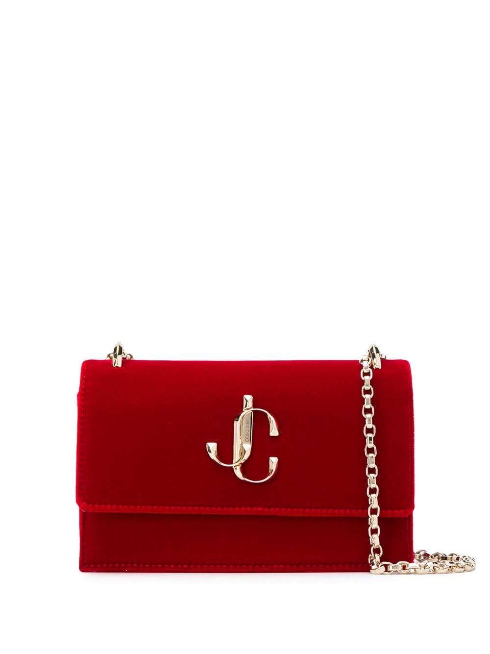 Jimmy Choo Bohemia Shoulder Bag in Red | Lyst