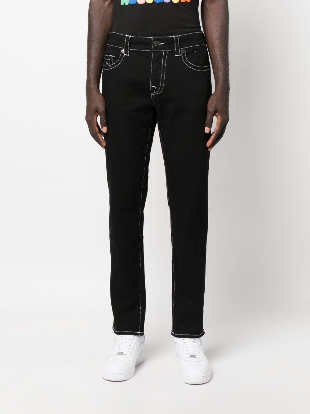 TRUE RELIGION Rocco Straight-leg Jeans in Black for Men Lyst UK