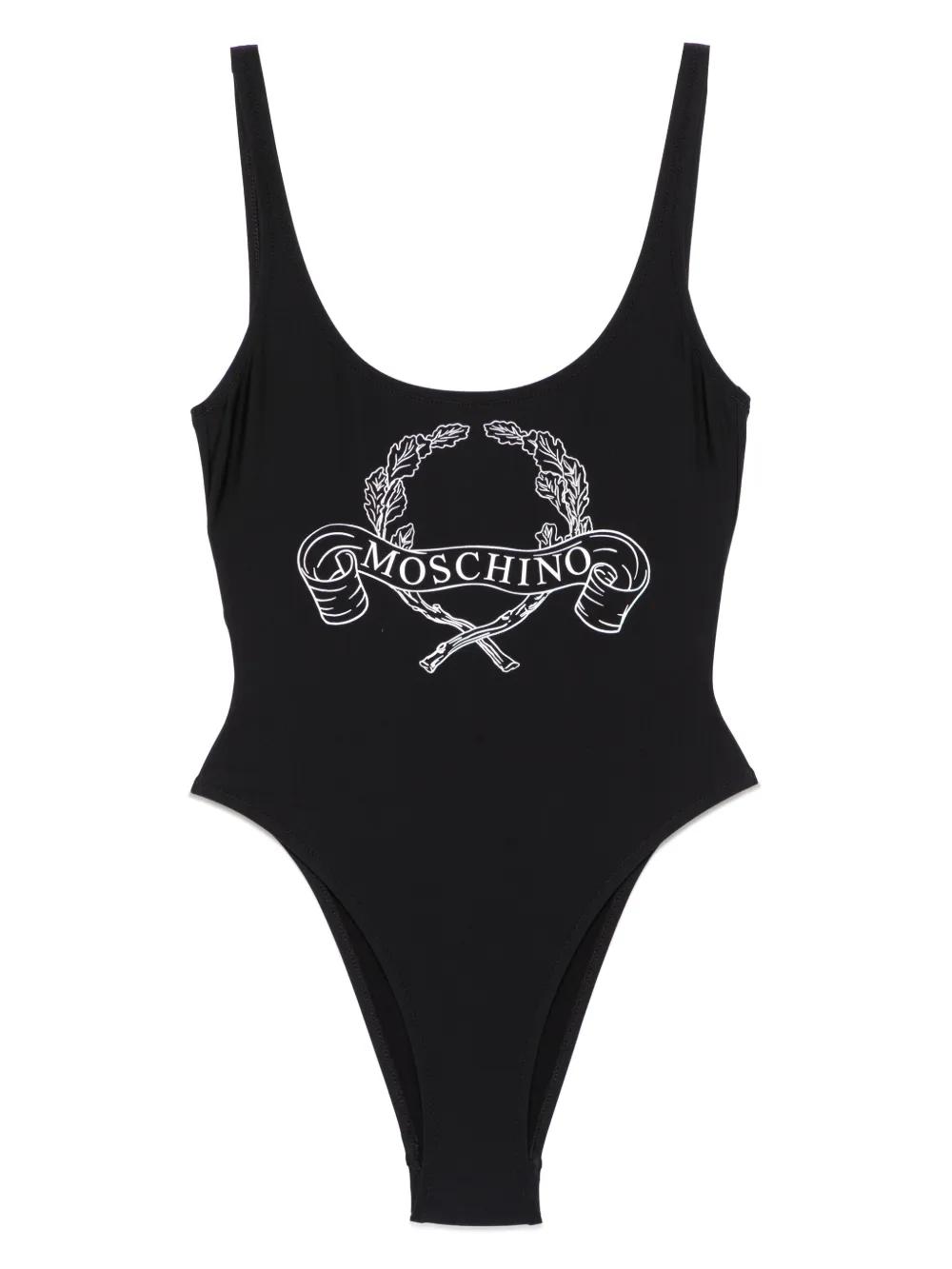 新品moschinoワンピースビキニ ホワイト（白）系 Moschino(モスキーノ) ワンピース水着