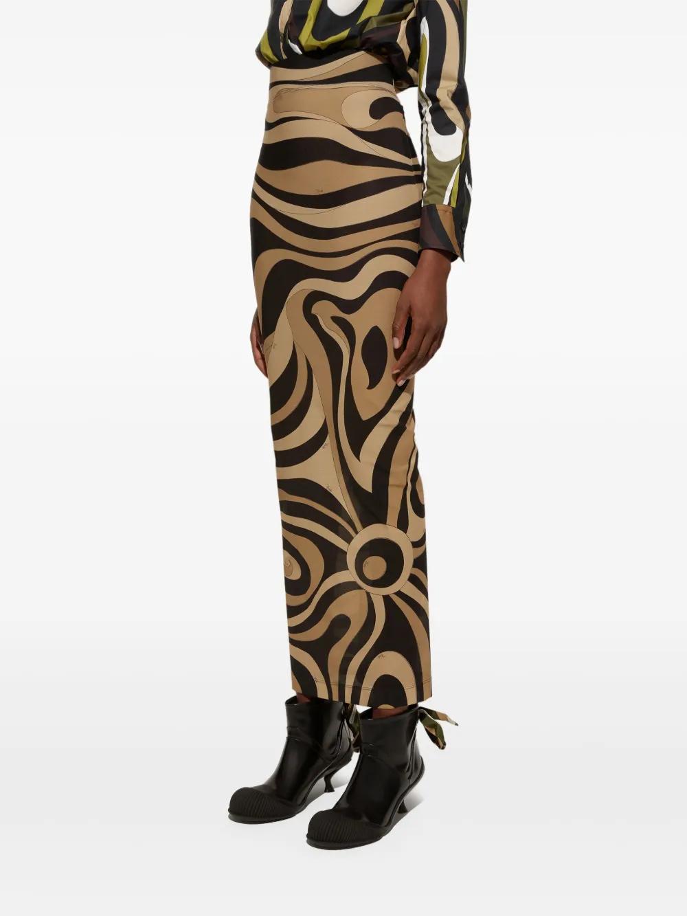 Pucci Onde モスリンマキシ スカート レディース Emilio Pucci マキシスカート | オンラインセールは