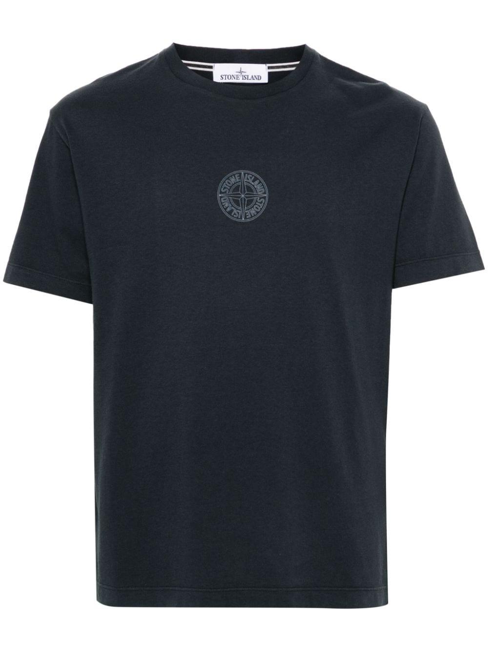 Blue stone island t shirt online