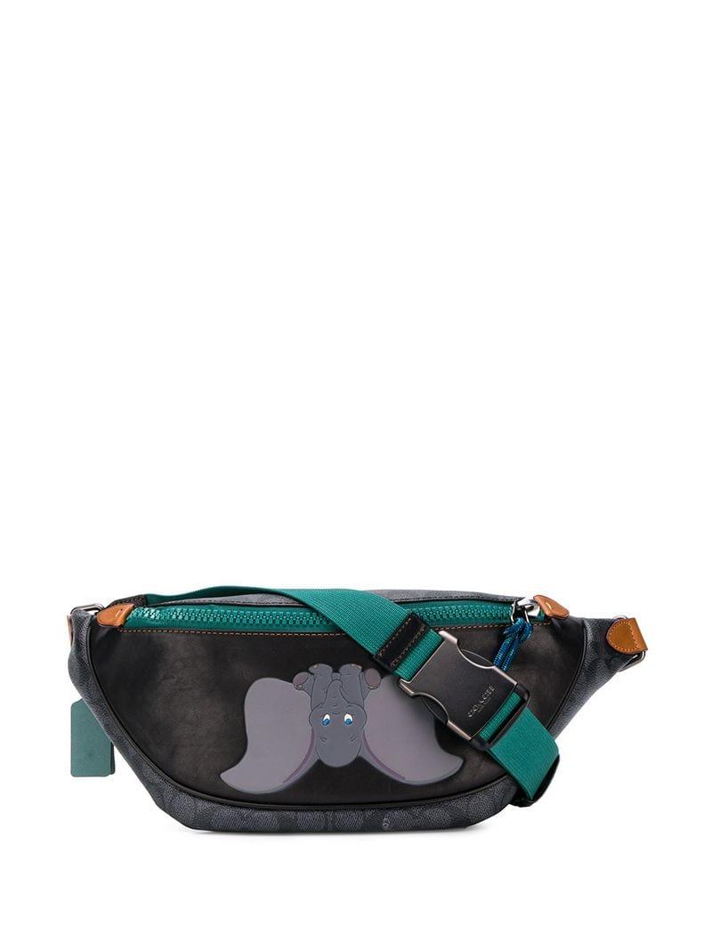COACH Disney X Rivington Belt Bag in Black for Men | Lyst